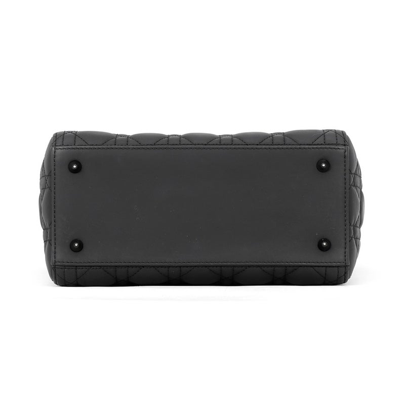 クリスチャン・ディオール ハンドバッグ レディディオール カナージュ ミディアム M0565SLOI 2way 黒