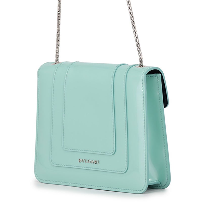 ブルガリ チェーンショルダーバッグ セルペンティ フォーエバー スモール パテントレザー BVLGARI