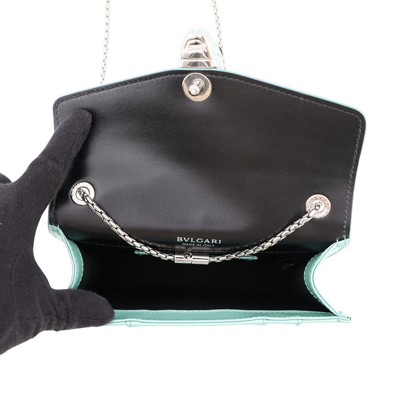 ブルガリ チェーンショルダーバッグ セルペンティ フォーエバー スモール パテントレザー BVLGARI