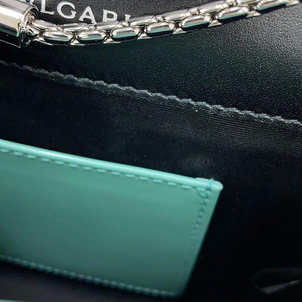 ブルガリ チェーンショルダーバッグ セルペンティ フォーエバー スモール パテントレザー BVLGARI