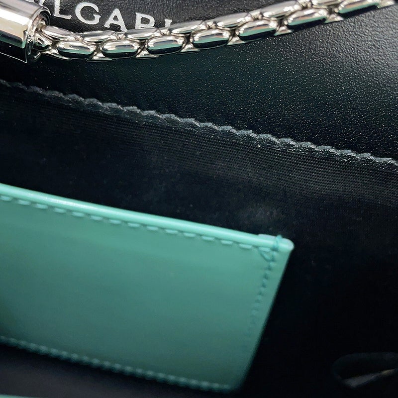ブルガリ チェーンショルダーバッグ セルペンティ フォーエバー スモール パテントレザー BVLGARI