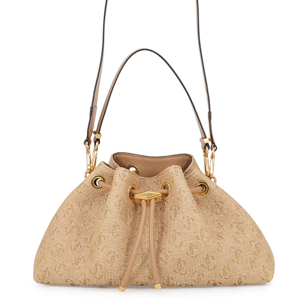 ジミーチュウ ハンドバッグ シンチ ミディアム ラフィア JIMMY CHOO