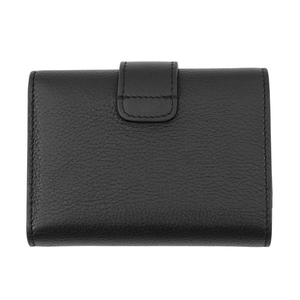 セリーヌ 三つ折り財布 ファイン ストラップウォレット ニノ レザー 10M963GHH.38NO CELINE 財布 黒