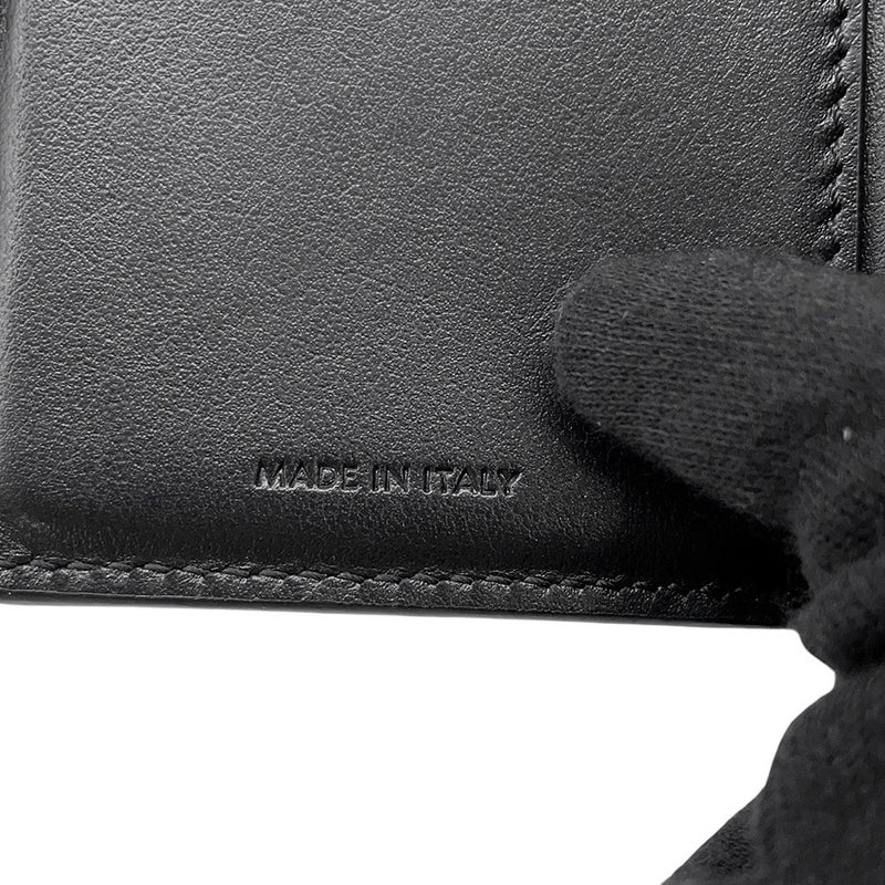 セリーヌ 三つ折り財布 ファイン ストラップウォレット ニノ レザー 10M963GHH.38NO CELINE 財布 黒
