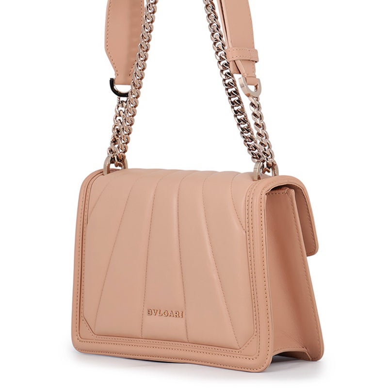 ブルガリ チェーンショルダーバッグ セルペンティ ダイヤモンド ブラスト レザー 291507 BVLGARI