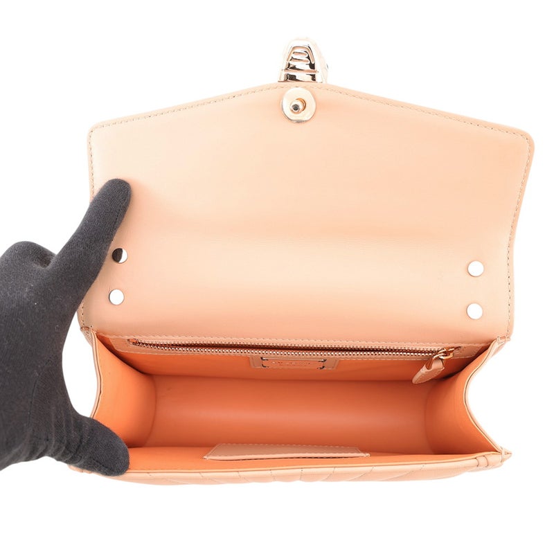 ブルガリ チェーンショルダーバッグ セルペンティ ダイヤモンド ブラスト レザー 291507 BVLGARI