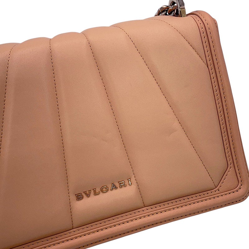 ブルガリ チェーンショルダーバッグ セルペンティ ダイヤモンド ブラスト レザー 291507 BVLGARI