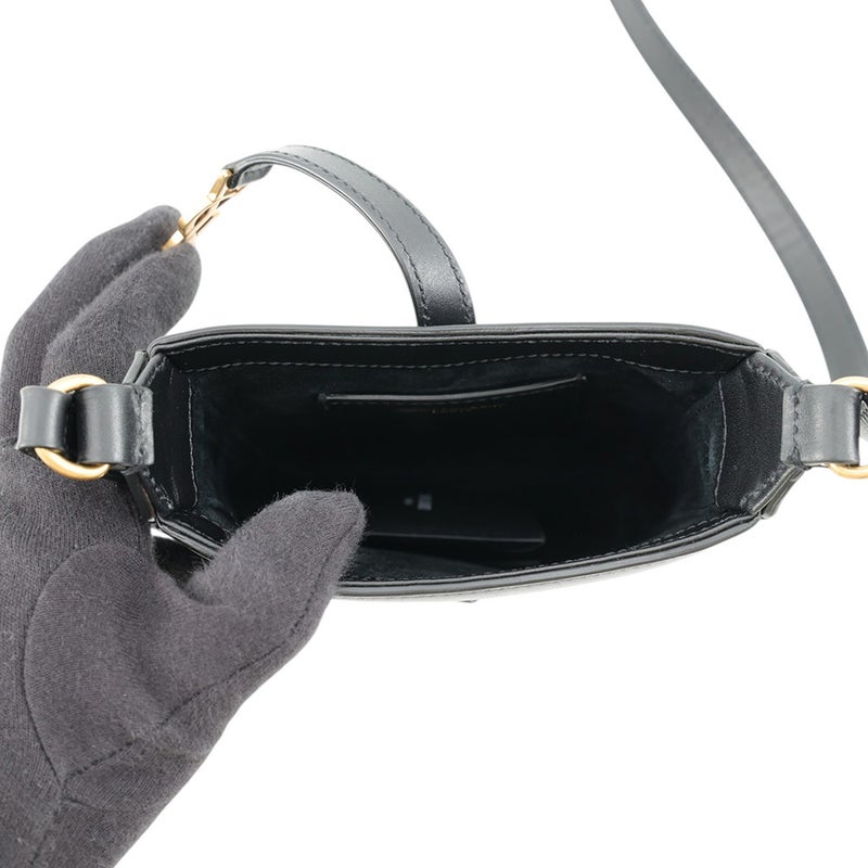 サンローランパリ ショルダーバッグ LE 5 A 7 ミニ バーティカル カーフレザー 735214 SAINT LAURENT PARIS 黒