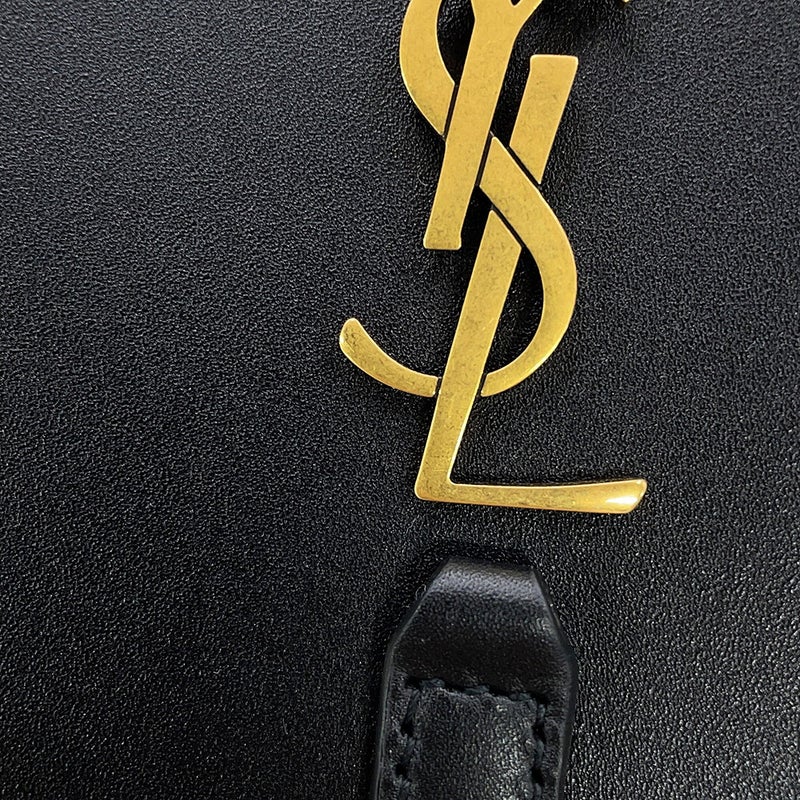 サンローランパリ ショルダーバッグ LE 5 A 7 ミニ バーティカル カーフレザー 735214 SAINT LAURENT PARIS 黒