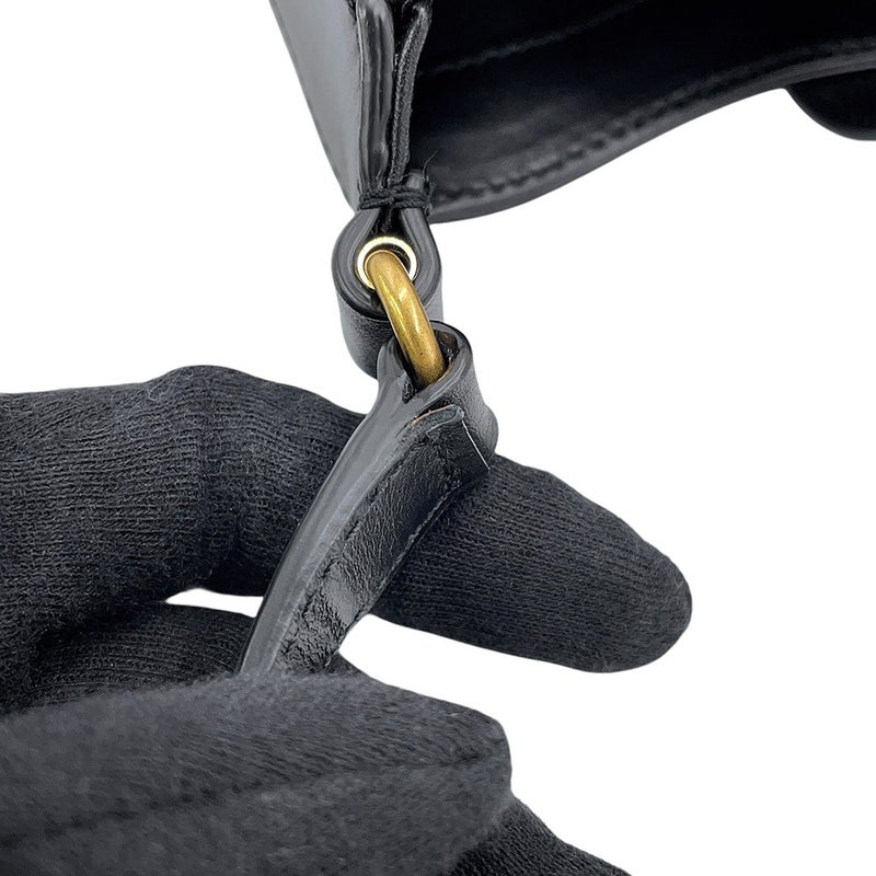 サンローランパリ ショルダーバッグ LE 5 A 7 ミニ バーティカル カーフレザー 735214 SAINT LAURENT PARIS 黒