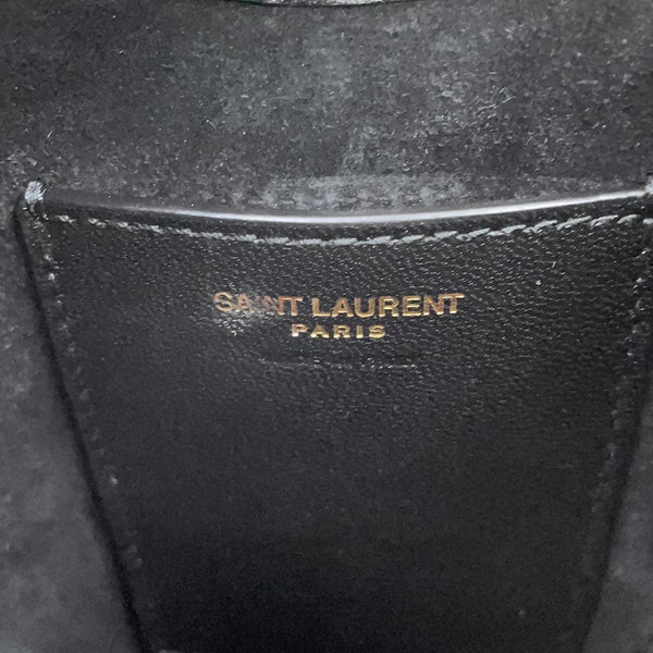 サンローランパリ ショルダーバッグ LE 5 A 7 ミニ バーティカル カーフレザー 735214 SAINT LAURENT PARIS 黒