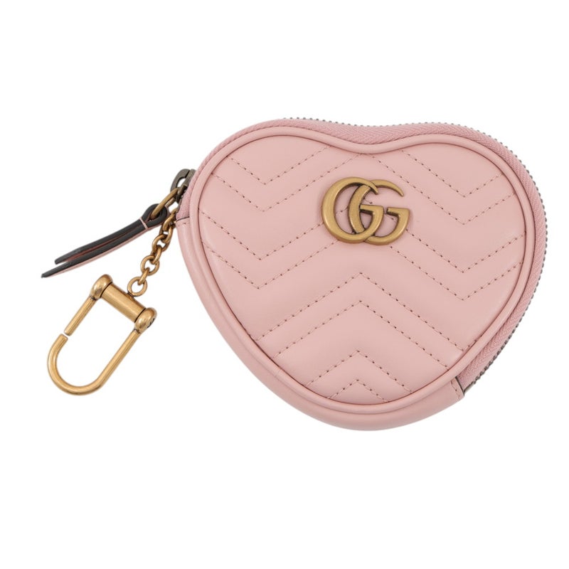 グッチ コインケース ダブルG ハートシェイプ レザー 699517 GUCCI 財布