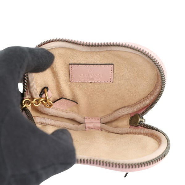 グッチ コインケース ダブルG ハートシェイプ レザー 699517 GUCCI 財布