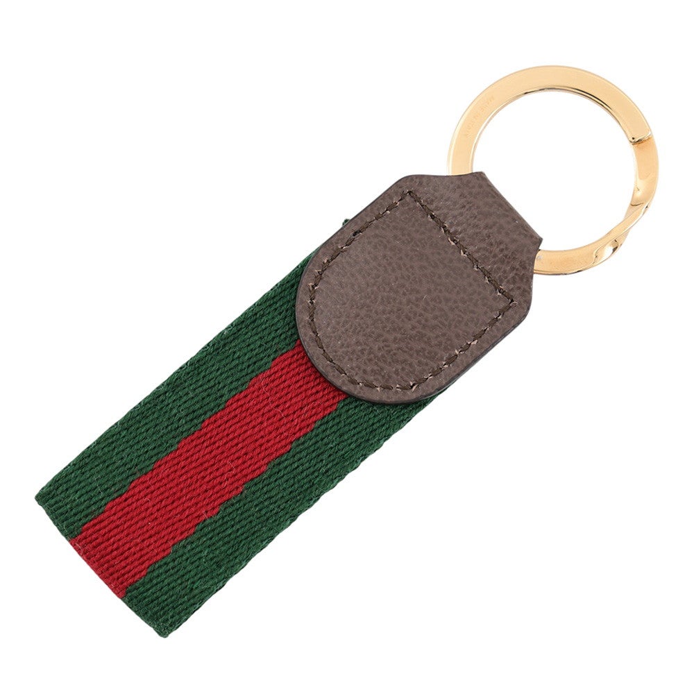 グッチ キーホルダー オフィディア キャンバス レザー 523161 GUCCI