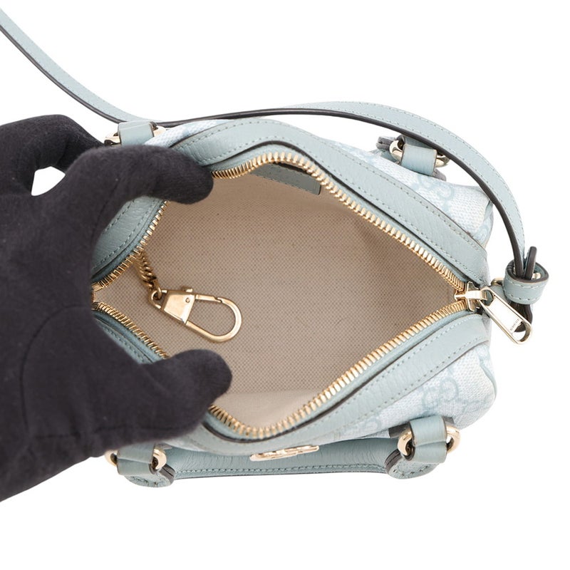グッチ ショルダーバッグ オフィディア ボストンバッグ スーパーミニ GGスプリーム/レザー781490 GUCCI 2wayハンドバッグ