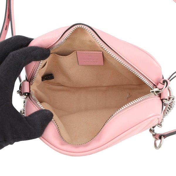 グッチ チェーンショルダーバッグ ミニ GGマーモント レザー 634936 GUCCI