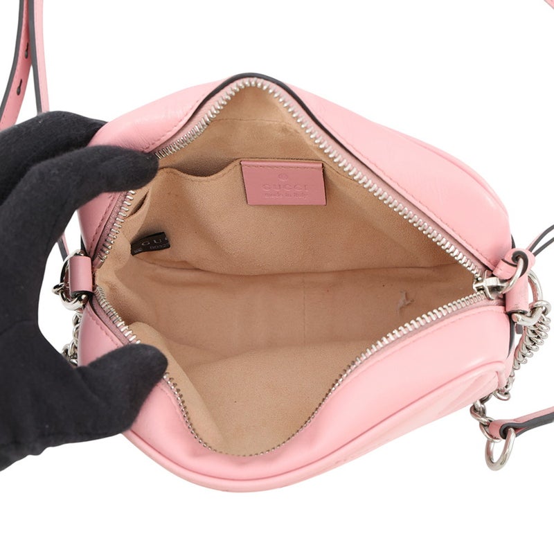 グッチ チェーンショルダーバッグ ミニ GGマーモント レザー 634936 GUCCI