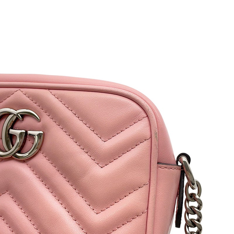 グッチ チェーンショルダーバッグ ミニ GGマーモント レザー 634936 GUCCI