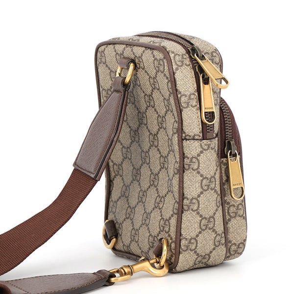 グッチ ボディバッグ  スモール オフディア GGスプリーム/レザー/キャンバス 752565 GUCCI バッグ