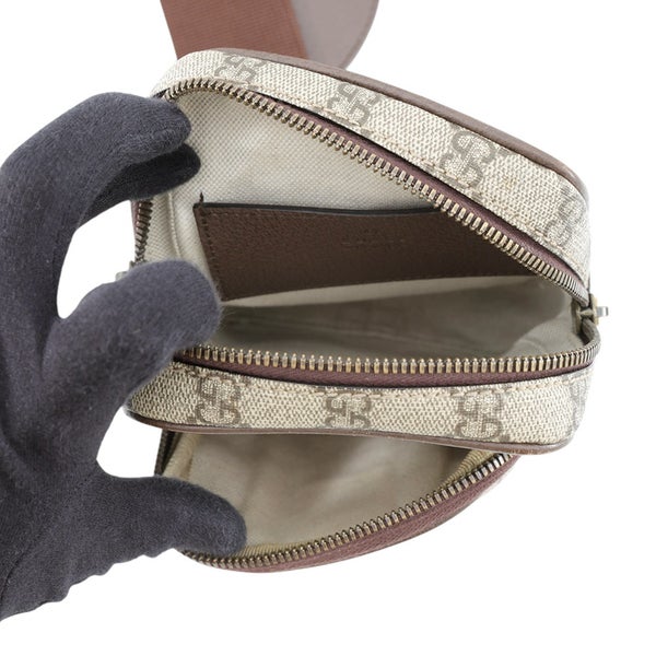 グッチ ボディバッグ  スモール オフディア GGスプリーム/レザー/キャンバス 752565 GUCCI バッグ