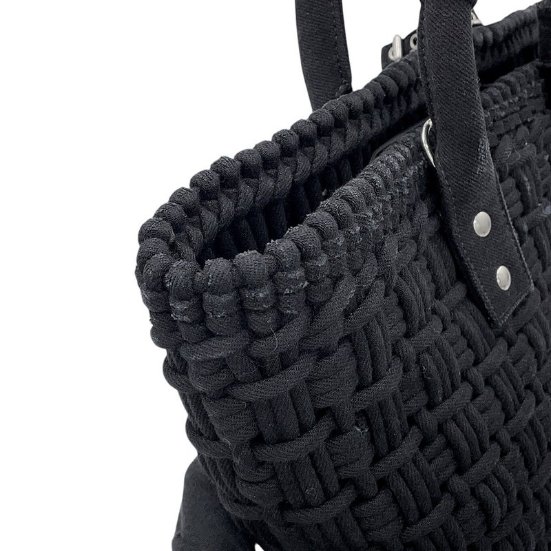 バレンシアガ ハンドバッグ ビストロ バスケットバッグXS キャンバス 671342 BALENCIAGA 2way 黒