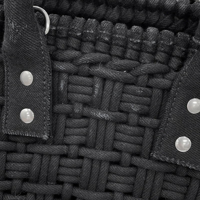 バレンシアガ ハンドバッグ ビストロ バスケットバッグXS キャンバス 671342 BALENCIAGA 2way 黒