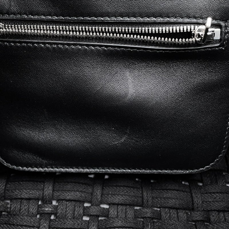 バレンシアガ ハンドバッグ ビストロ バスケットバッグXS キャンバス 671342 BALENCIAGA 2way 黒