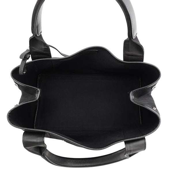 バレンシアガ トートバッグ ネイビーカバ S ポーチ付 339933 BALENCIAGA 黒
