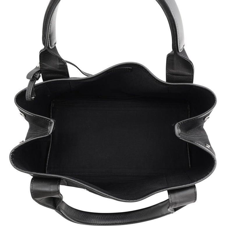 バレンシアガ トートバッグ ネイビーカバ S ポーチ付 339933 BALENCIAGA 黒