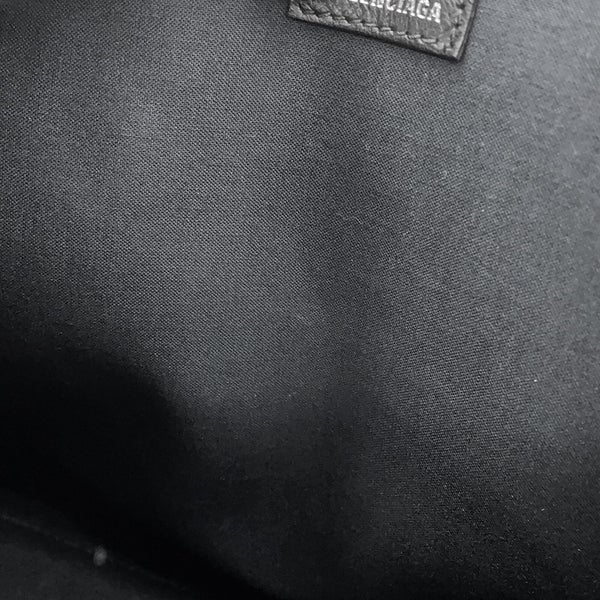 バレンシアガ トートバッグ ネイビーカバ S ポーチ付 339933 BALENCIAGA 黒