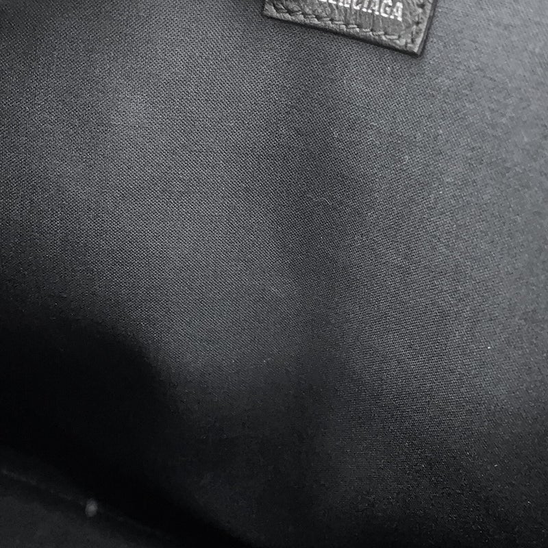 バレンシアガ トートバッグ ネイビーカバ S ポーチ付 339933 BALENCIAGA 黒