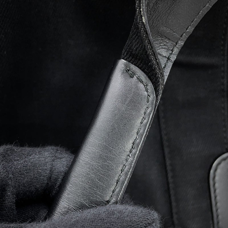 バレンシアガ トートバッグ ネイビーカバ S ポーチ付 339933 BALENCIAGA 黒