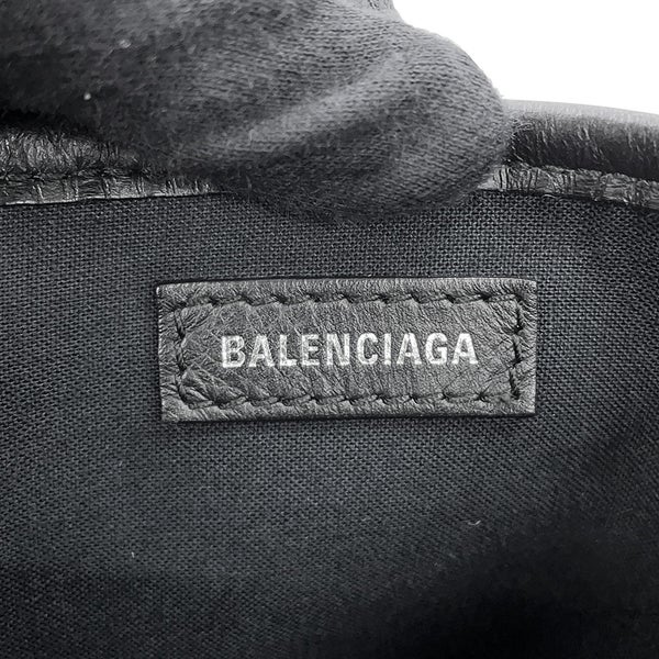 バレンシアガ トートバッグ ネイビーカバ S ポーチ付 339933 BALENCIAGA 黒