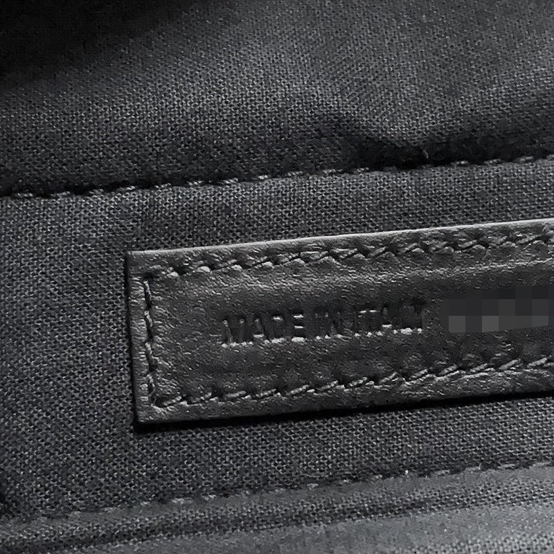 バレンシアガ トートバッグ ネイビーカバ S ポーチ付 339933 BALENCIAGA 黒