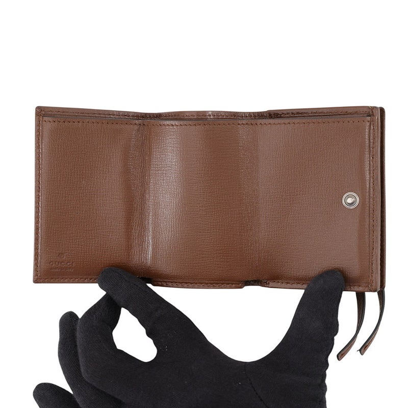 グッチ 三つ折り財布 ザ ハッカープロジェクト BALENCIAGA コラボ キャンバス レザー 681708 GUCCI 財布