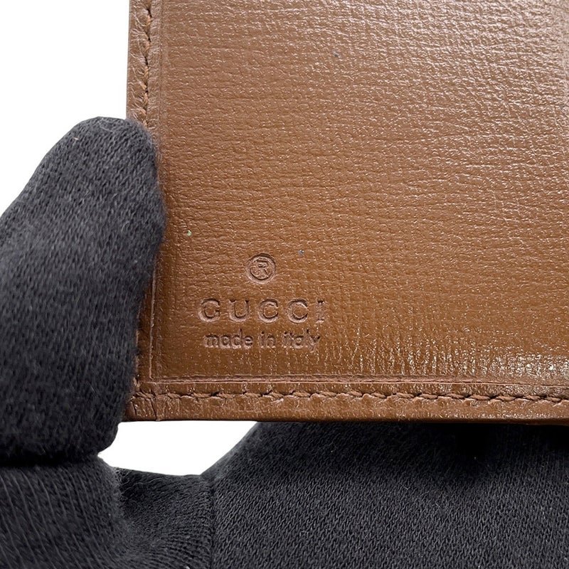 グッチ 三つ折り財布 ザ ハッカープロジェクト BALENCIAGA コラボ キャンバス レザー 681708 GUCCI 財布