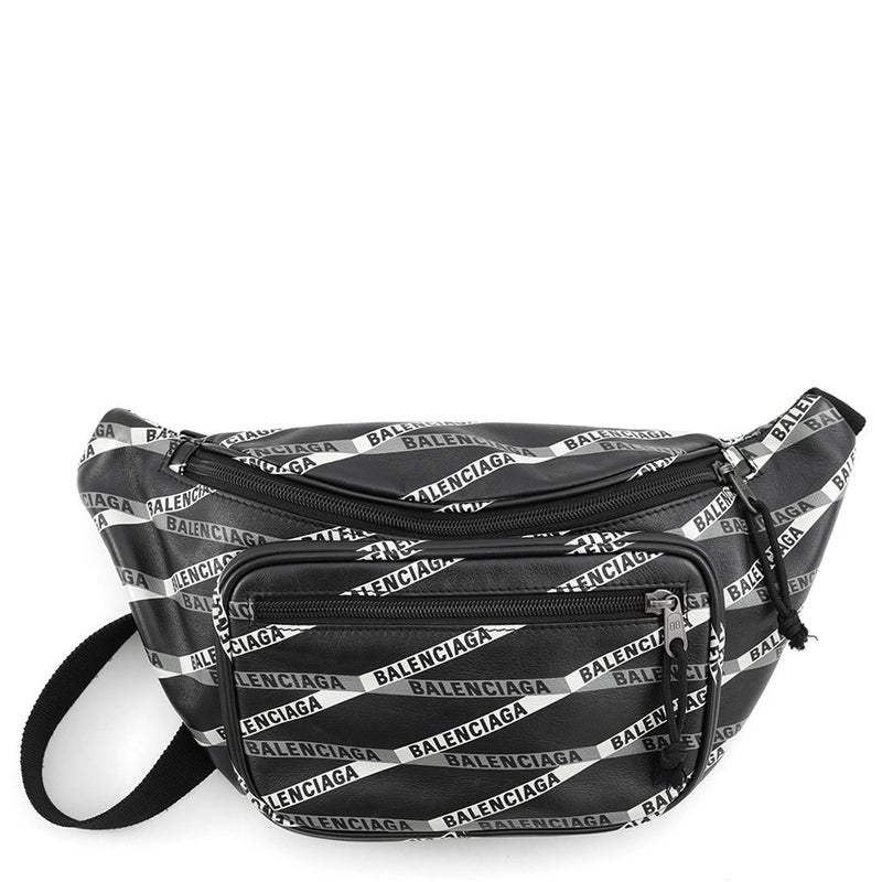 バレンシアガ ボディバッグ エクスプローラー ウエストバッグ レザー 529550 BALENCIAGA 黒