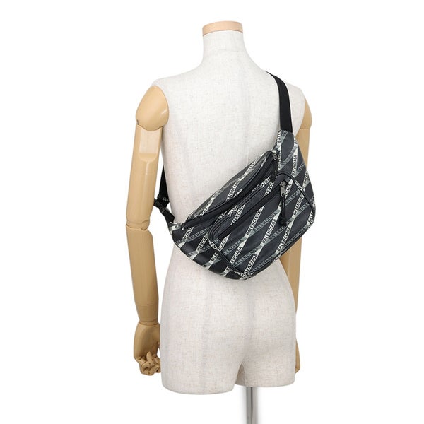 バレンシアガ ボディバッグ エクスプローラー ウエストバッグ レザー 529550 BALENCIAGA 黒