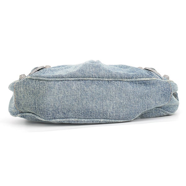 バレンシアガ ショルダーバッグ ル・カゴールXS ダメージ加工デニム 671309 BALENCIAGA