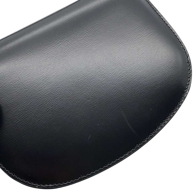 セリーヌ ハンドバッグ トリオンフ ミニ ブザス クレア カーフレザー 10L063 CELINE ミニバッグ 2wayショルダー 黒