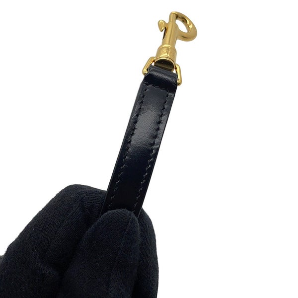 セリーヌ ハンドバッグ トリオンフ ミニ ブザス クレア カーフレザー 10L063 CELINE ミニバッグ 2wayショルダー 黒