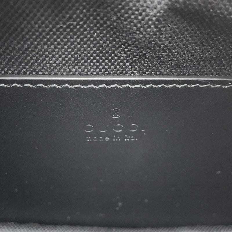 グッチ チェーンショルダーバッグ ミニ GGマーモント レザー 448065 GUCCI カメラバッグ 黒
