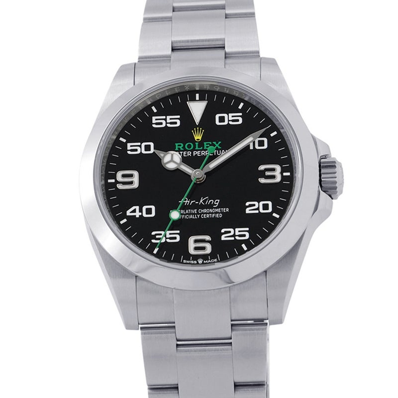 ロレックス エアキング ランダムシリアル ルーレット 126900 ROLEX 腕時計 黒文字盤