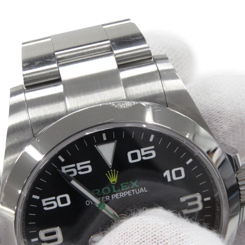 ロレックス エアキング ランダムシリアル ルーレット 126900 ROLEX 腕時計 黒文字盤