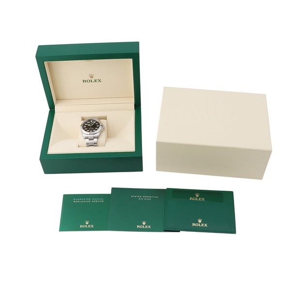 ロレックス エアキング ランダムシリアル ルーレット 126900 ROLEX 腕時計 黒文字盤