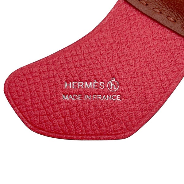 エルメス バッグチャーム プティアッシュ ブラウン ラムスキン/シェブルミゾル HERMES チャーム