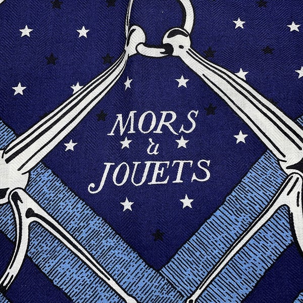 エルメス ストール カレ140 カレジェアン 馬銜・バンダナ Mors a Jouets Bandana HERMES カシミヤ シルク 2026春夏