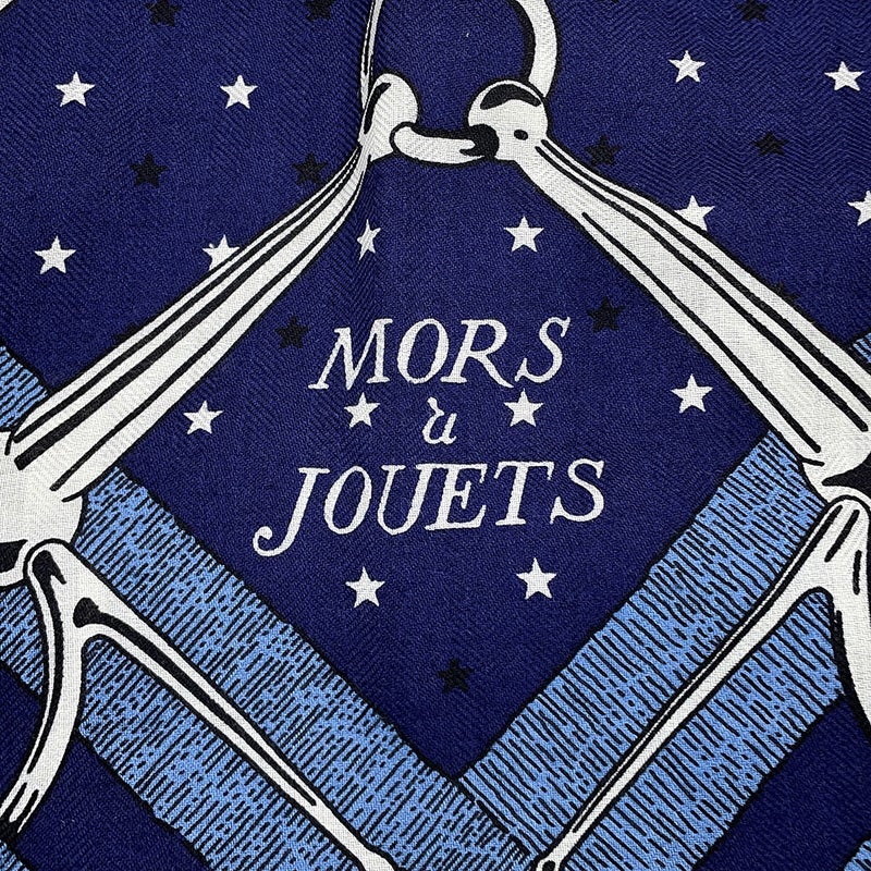 エルメス ストール カレ140 カレジェアン 馬銜・バンダナ Mors a Jouets Bandana HERMES カシミヤ シルク 2026春夏