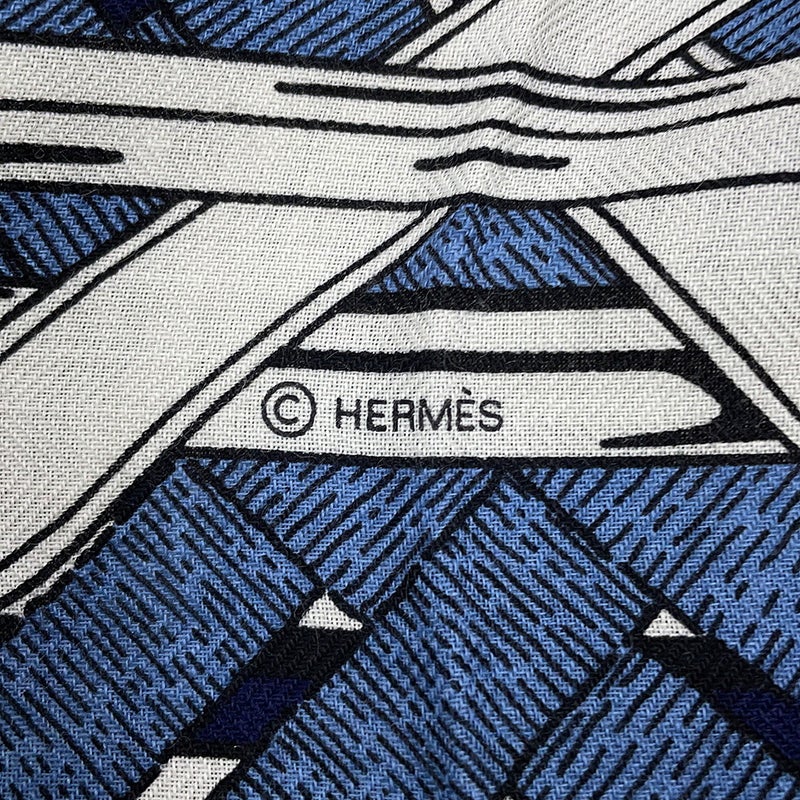 エルメス ストール カレ140 カレジェアン 馬銜・バンダナ Mors a Jouets Bandana HERMES カシミヤ シルク 2026春夏
