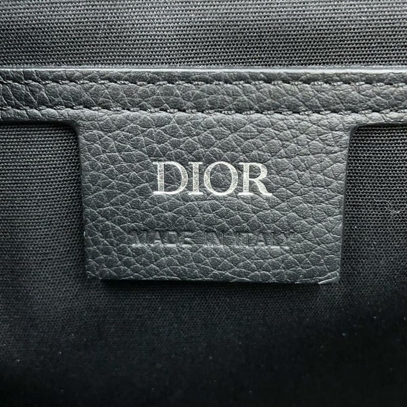 クリスチャン・ディオール ショルダーバッグ オブリーク サドル フラップ メッセンジャー 1ADPO049YKS 黒 トロッター